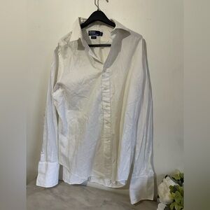 Ralph Lauren Men's Classic White Dress Shirt size 17-35